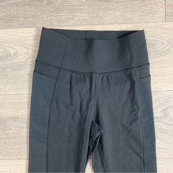 New Balance Women's Stirrup Leggings High rise waist Pants Tights Black Small - Picture 9 of 15